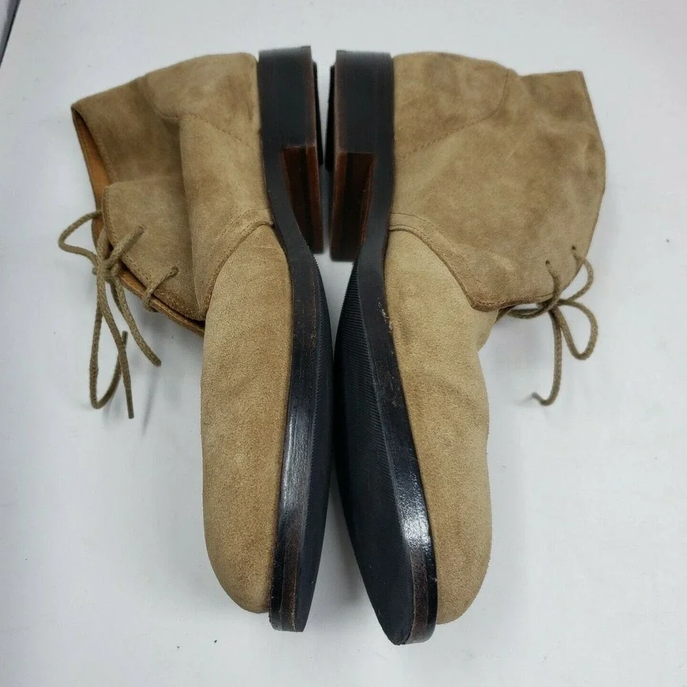 J Crew‎ Superior Boots & Shoes Heather Tan Suede Chukka Boots Sz 9